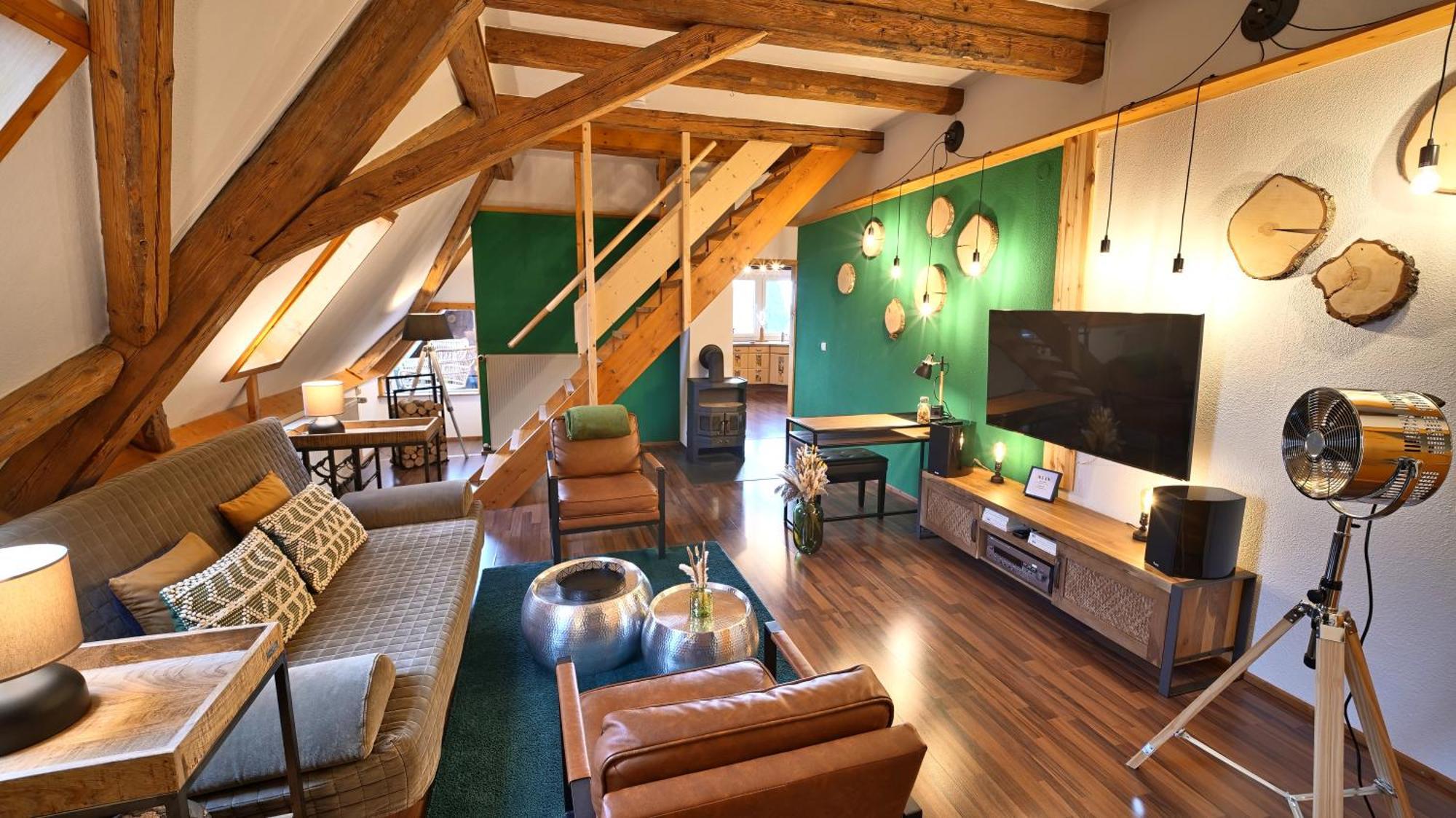 Green Loft Schwarzwald - Dach-Balkon--Musik-Ecke Fluorn-Winzeln المظهر الخارجي الصورة