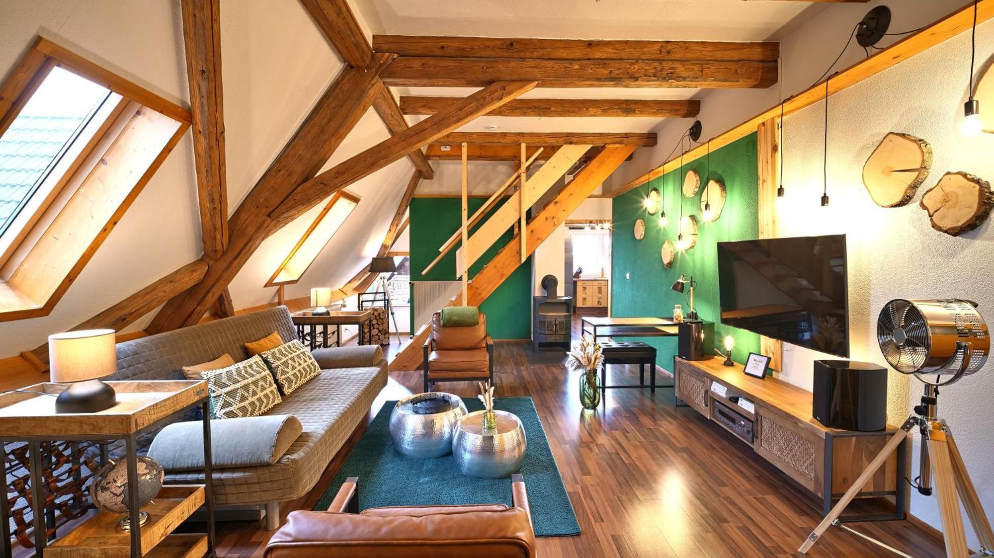 Green Loft Schwarzwald - Dach-Balkon--Musik-Ecke Fluorn-Winzeln المظهر الخارجي الصورة